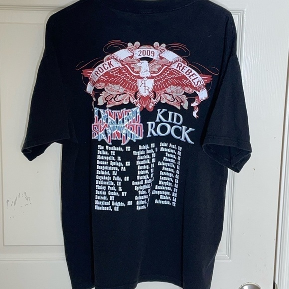 Kid Rock - Rock Rebels 2009 With Lynyrd Skynyrd.  Black Shirt. L. Anvil .‌‌‌‌‌ - Picture 7 of 12